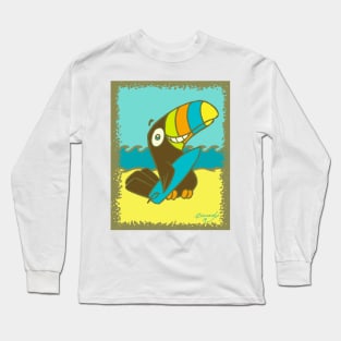 Surfin' Toucan! Long Sleeve T-Shirt